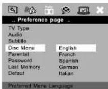 AEG DVD 4511 CR - Disc Menu - 1