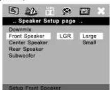 AEG DVD 4511 CR - VORDERE LAUTSPRECHER (5.1 KANAL) - 1