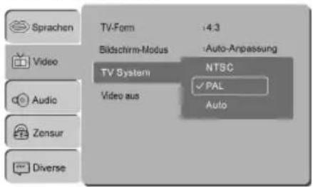 AEG DVD 4542 - Menü verwenden - 1