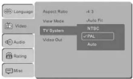 AEG DVD 4542 - Understanding the menu structure - 1