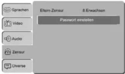 AEG DVD 4542 - Kennwort Funktionen Jugendschutz (Kindersicherung) - 1