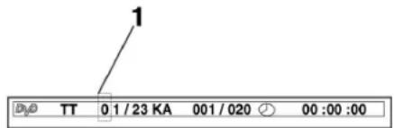 AEG DVD 4536 - Accessing a section via menu - 1