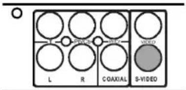 L R COAXIAL S-VIDEO PINS-B PINS-C VIDEO