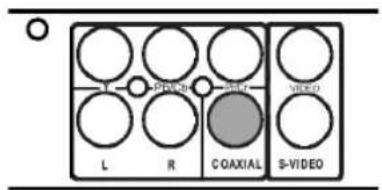 L R COAXIAL S-VIDEO