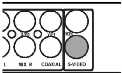 UPb VPr VIDEO L MIX R COAXIAL S-VIDEO