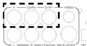 Y Co/Pb ChPr VIDEO L R COAXIAL S-VIDEO OP