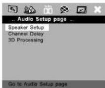 AEG DVD 4513 DIVX - AUDIO SETUP - 1