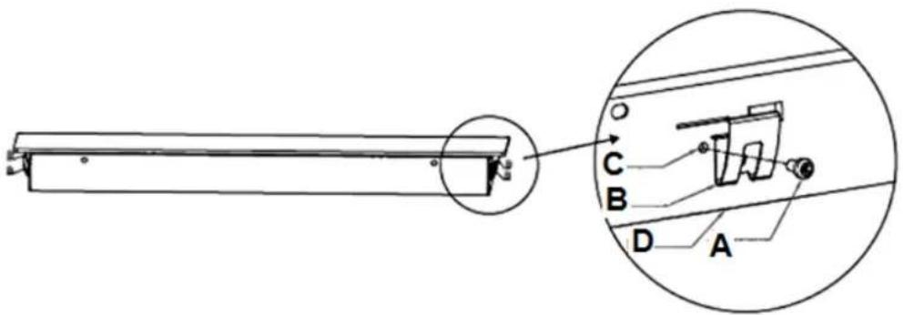 PKM KF4R-2KB - Anbringen der Befestigungsklammern - 1