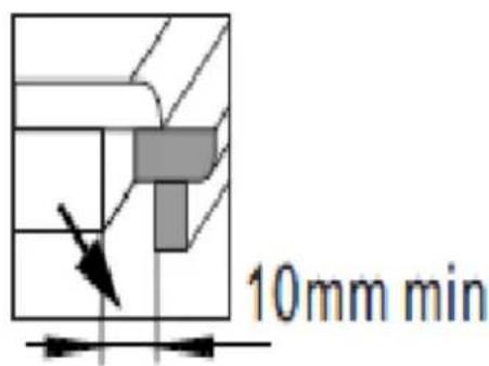 PKM EB-GK-4R - Einbau über einem Schrank mit Tür - 1
