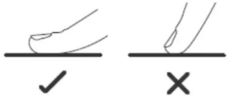 PKM EB-C4-2KBTC - Benutzung der Berührungs-Sensoren - 1