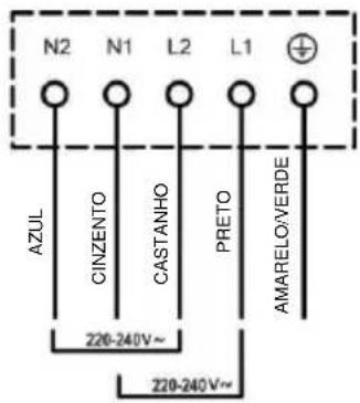 Orima ORT 57 IN - Ligação da Placa à rede eléctrica - 5