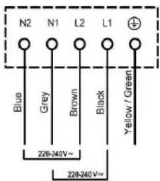 Orima ORT 57 IN - Connecting the hob to the mains power supply - 5