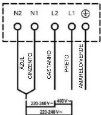 Orima ORT 57 IN - Ligação da Placa à rede eléctrica - 4