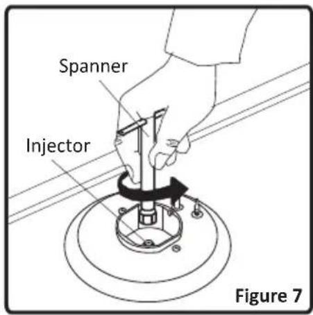NORDMENDE HG62BL - Changing injectors: - 2