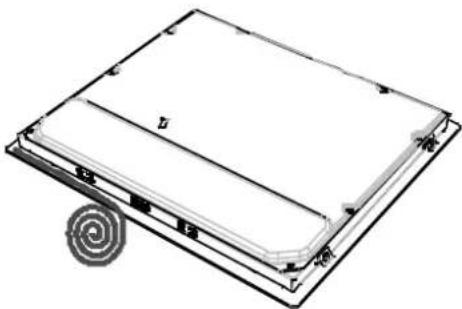 NORDMENDE HCT60FL - Locating your built-in hob - 2