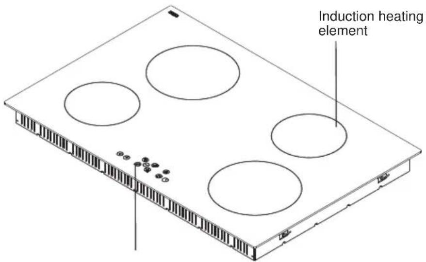 NORDMENDE HCI79FL - Cooking Surface for 4 heater: - 1