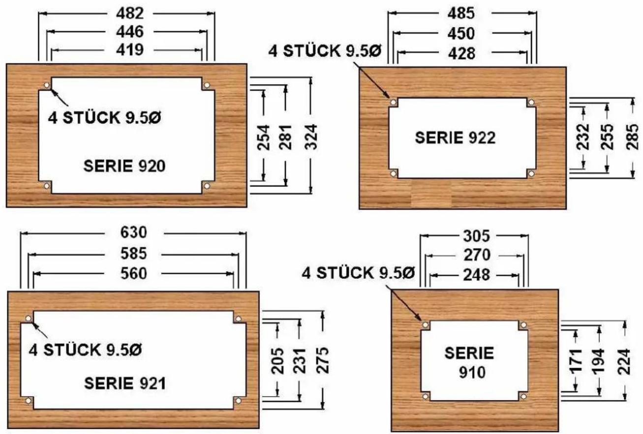 THETFORD Topline 169 - ARBEITSFLÄCHENAUSSCHNITT - 1