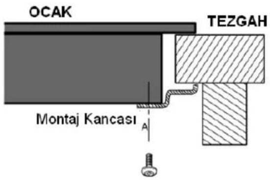 OCAK TEZGAH Montaj Kancasi A
