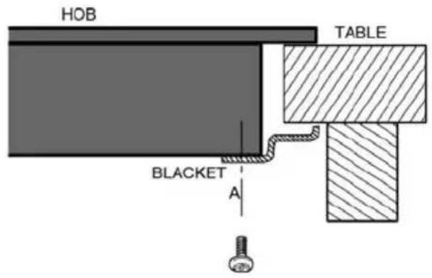 HOB TABLE BLACKET A
