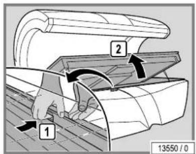 Soltron S-55 - Open the bed base - 2