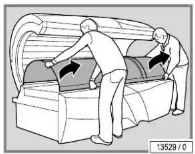 Soltron S-55 - Remove the canopy panel - 3