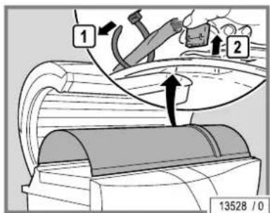 Soltron S-55 - Remove the canopy panel - 2