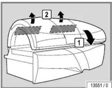 Soltron S-50 - Filtermatten im Oberteil reinigen - 1