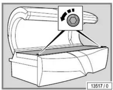 Soltron S-50 - Liegescheibe aufstellen und Zwischenscheibe entnehmen - 1