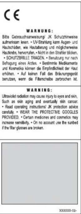 Soltron XXS-25 - 3: EU warning sticker (1012638-..) - 1