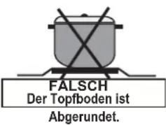 SCHNEIDER SHIC 310B - Verwendung des Kochfeldes - 4