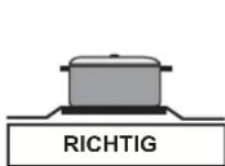 SCHNEIDER SHIC 310B - Verwendung des Kochfeldes - 3