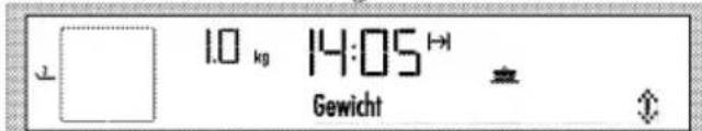 1.0 kg 14:05 Gewicht