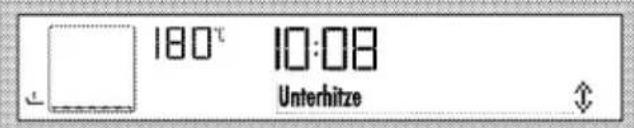 180° 10:08 Unterhitze