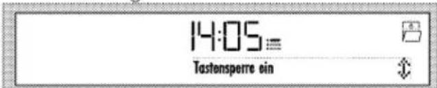14:05 Tastensperre ein