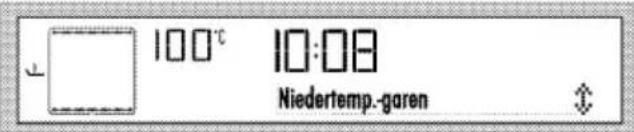 100°C 10:08 Niedertemp.-garen