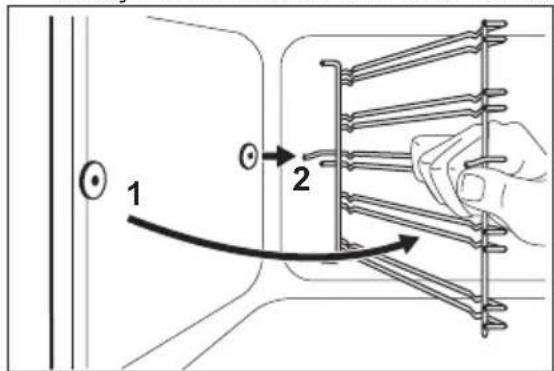 JUNO JB081C5 - Removing the shelf supports - 2