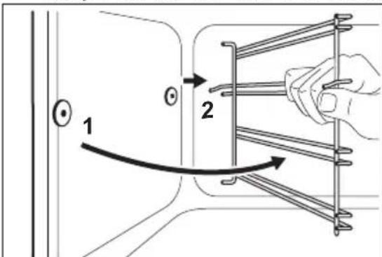 JUNO JB030A5 - Removing the shelf supports - 2