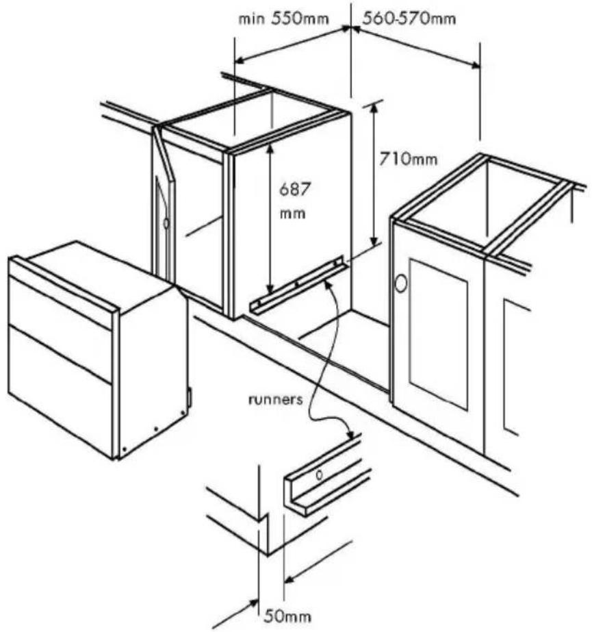 NEW WORLD NW901D - METHOD 2: HOUSING UNIT WITH INTERNAL HEIGHT LESS THAN 710MM - 1