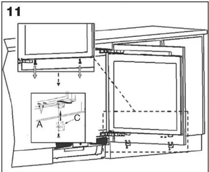 BUSH BUCF6082 - Fitting the cabinet door - 5