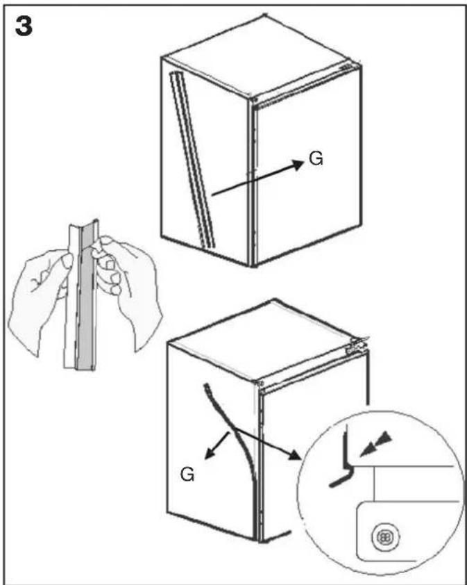 BUSH BUCF6082 - Fitting the door gasket - 1