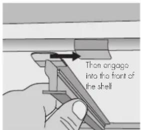 WESTINGHOUSE WFM3600SB - Mounting the Twist Serve to the Other Side of the Freezer. - 3