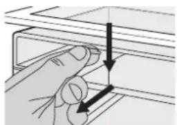WESTINGHOUSE WFM3600SB - Mounting the Twist Serve to the Other Side of the Freezer. - 1