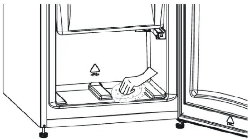 NORDMENDE RTL396WHAPLUS - Freezer defrost process - 1