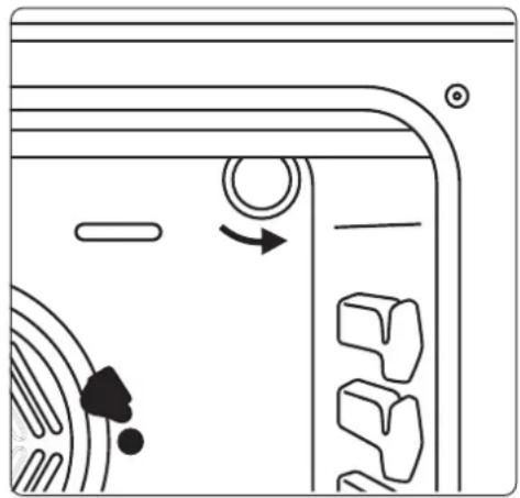 BUSH AGE96RS - Changing the Oven Lamp - 1
