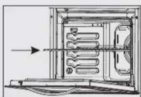 BUSH AG56SB - Changing the oven light - 2