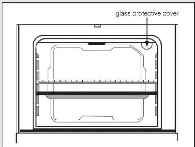 BUSH AG56SB - Changing the oven light - 1