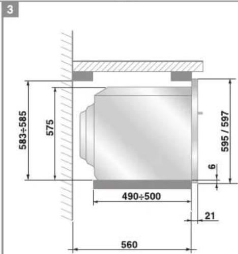 SMEG SCP 171 X - Einbau des Backofens - 3