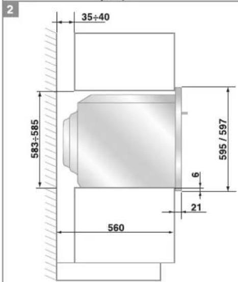 SMEG SCP 171 X - Einbau des Backofens - 2