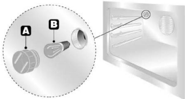 SMEG SCP 171 X - Austauschen der Lampe der Innenbeleuchtung - 1