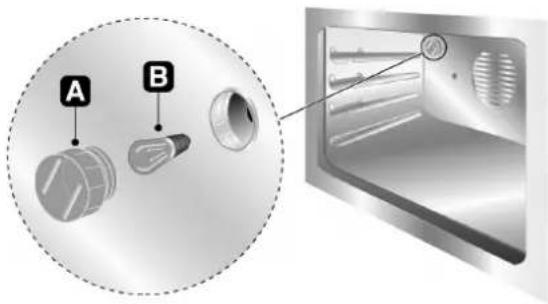 SMEG SCB66MFB - Austauschen der Glühlampen der Backrohrbeleuchtung - 1
